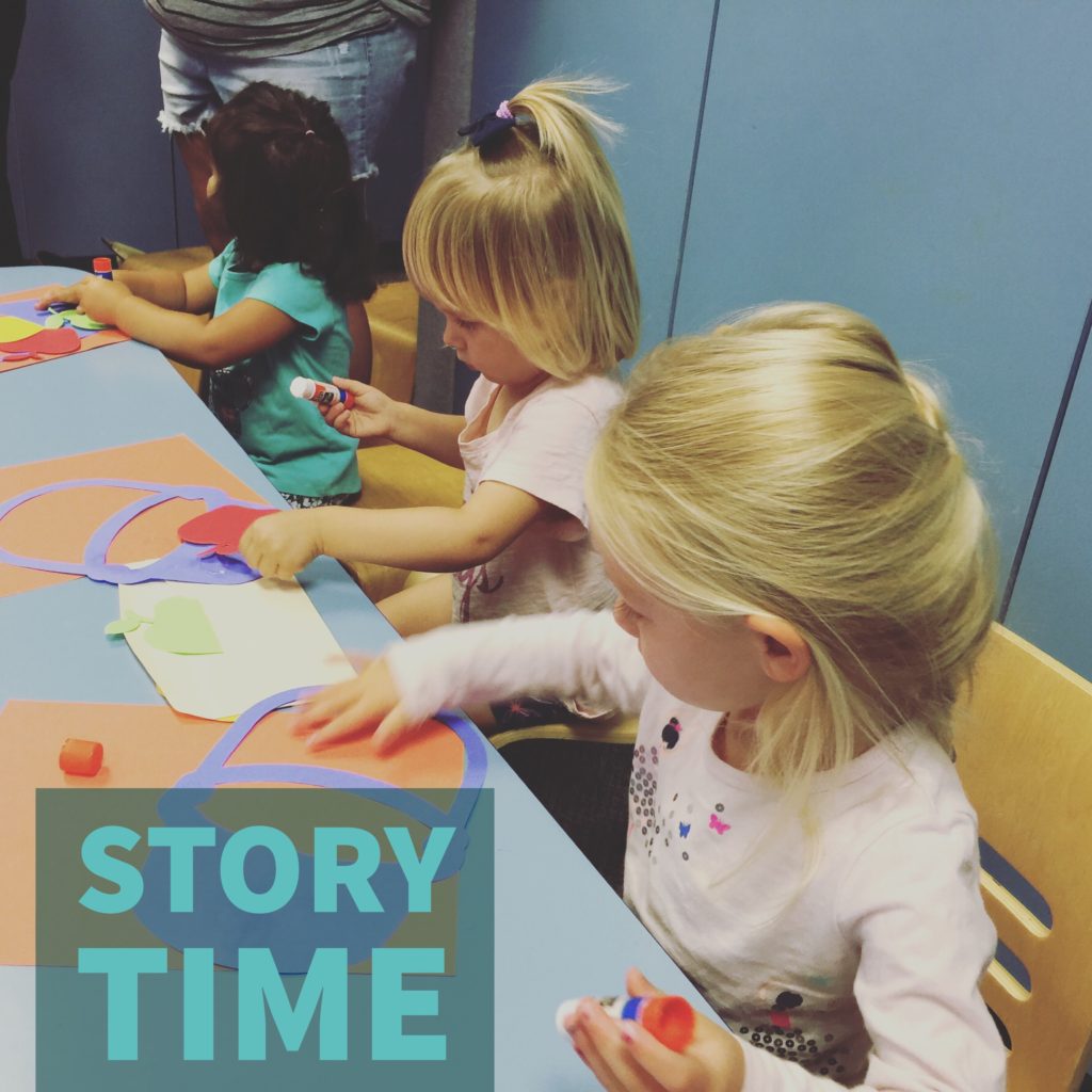 Library story times are fun places to go with kids in SLO County as described in the blog Two in Tow & On The Go