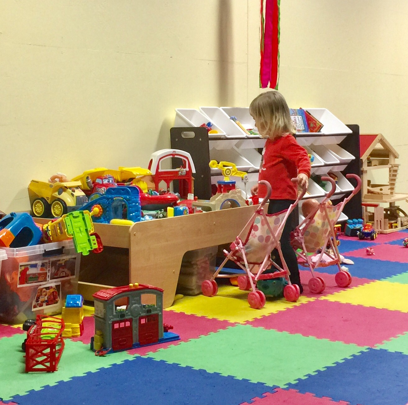 Toy Room at the Come Play space at Life Community Church in Paso Robles