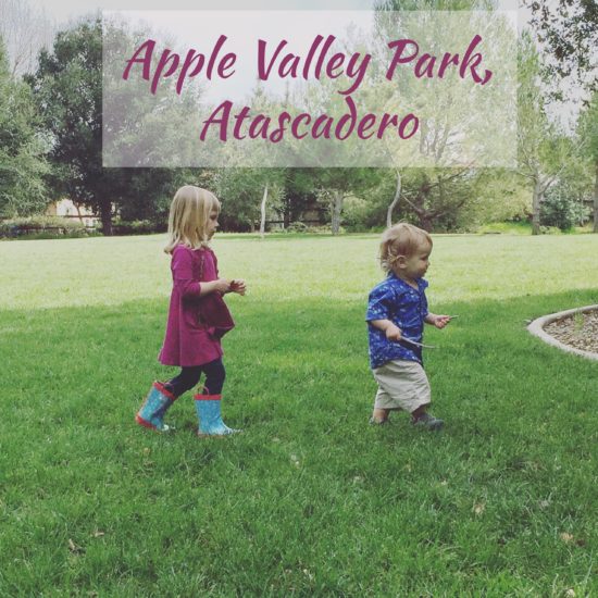 Here is a blog post about Apple Valley Park in Atascadero California from Two In Tow & On The Go