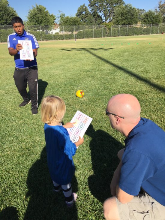 Activity sheets n a blog post about the Kidz Love Soccer Mommy/Daddy & Me class in Paso Robles California from Two In Tow & On The Go.