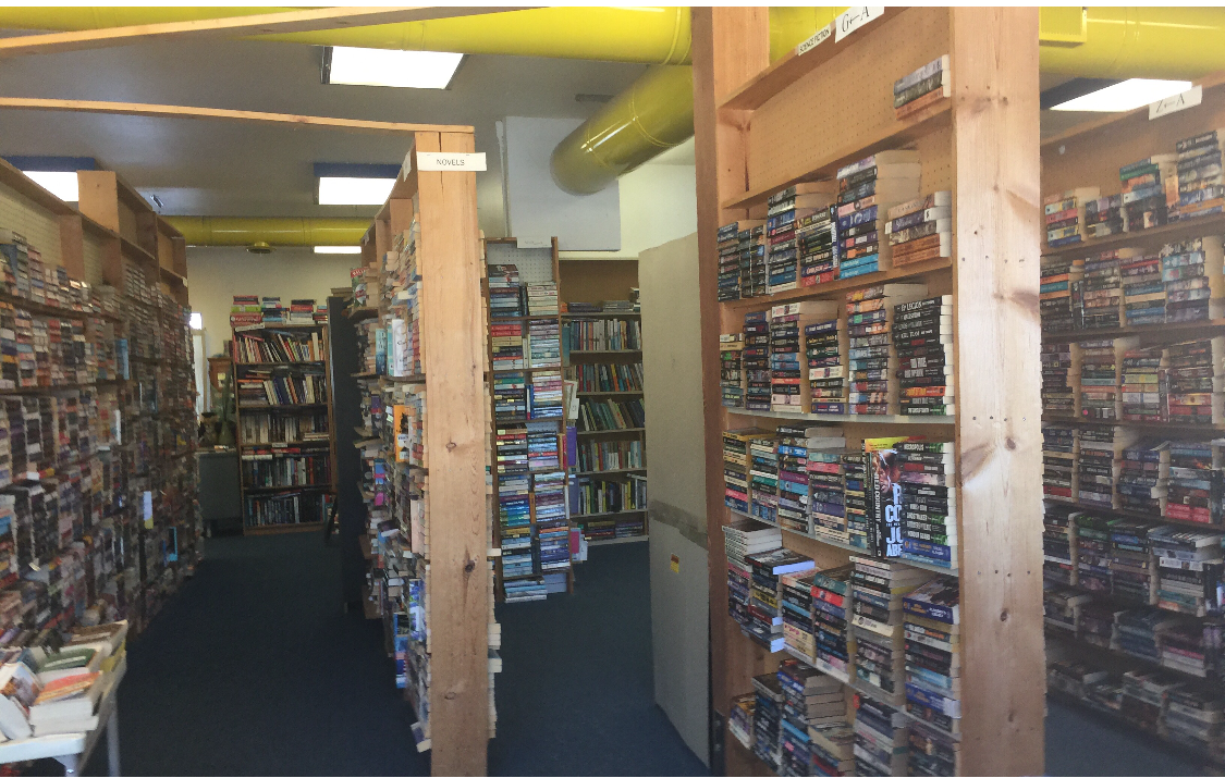 Spare Time Used Books in downtown Paso Robles