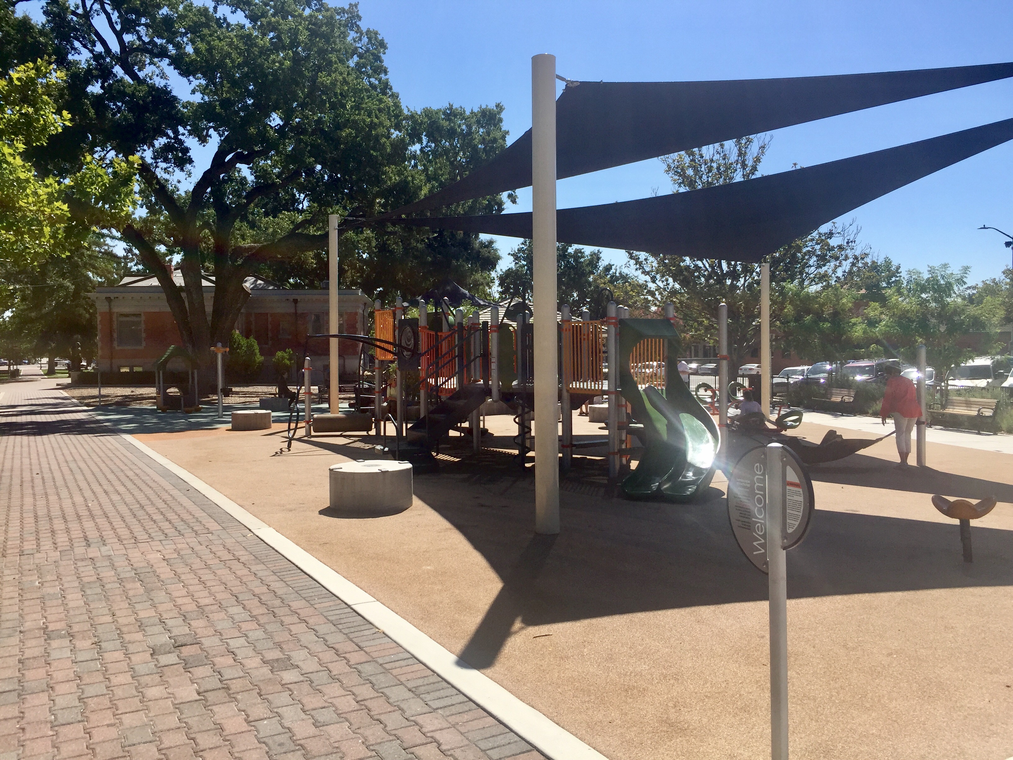City Park playground in Downtown Paso Robles California