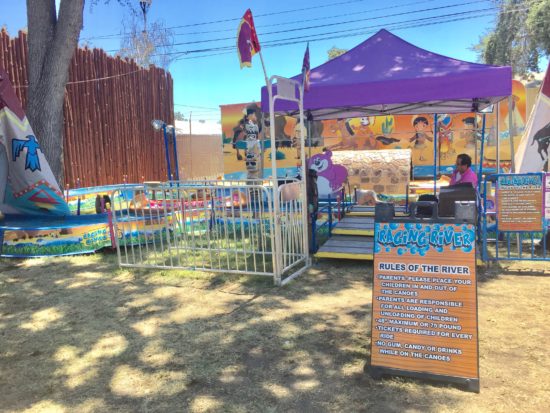 Raging River ride for little kids at the California Mid State Fair