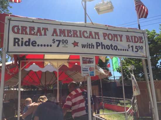 Pony Rides at the California Mid State Fair