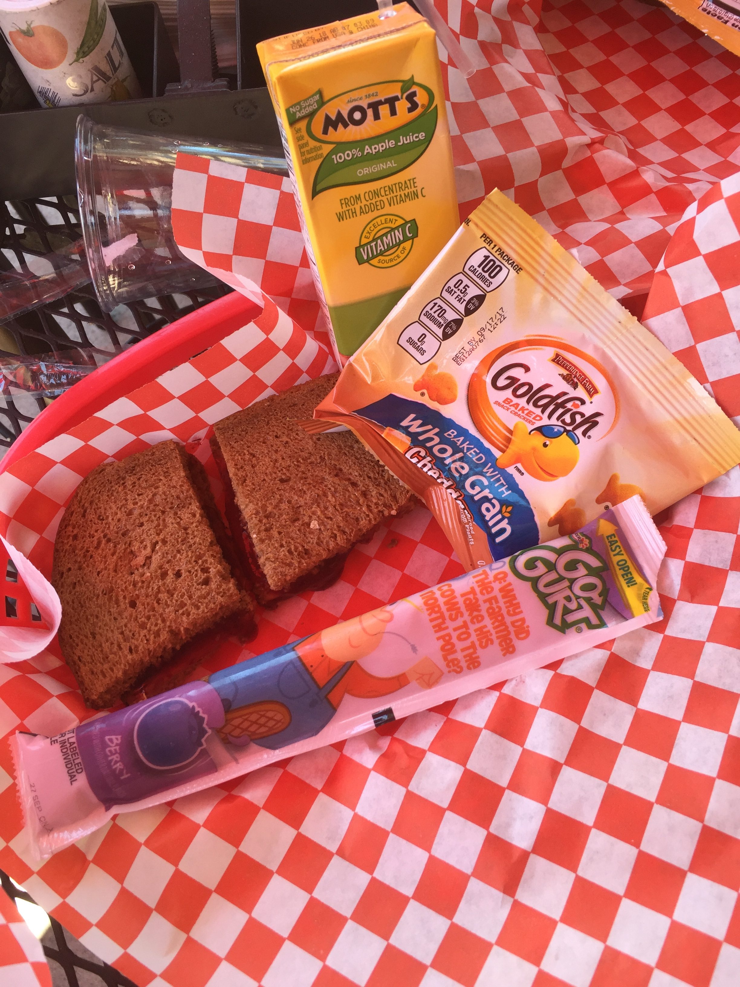 Kids Meal at Red Scooter Deli in Paso Robles California