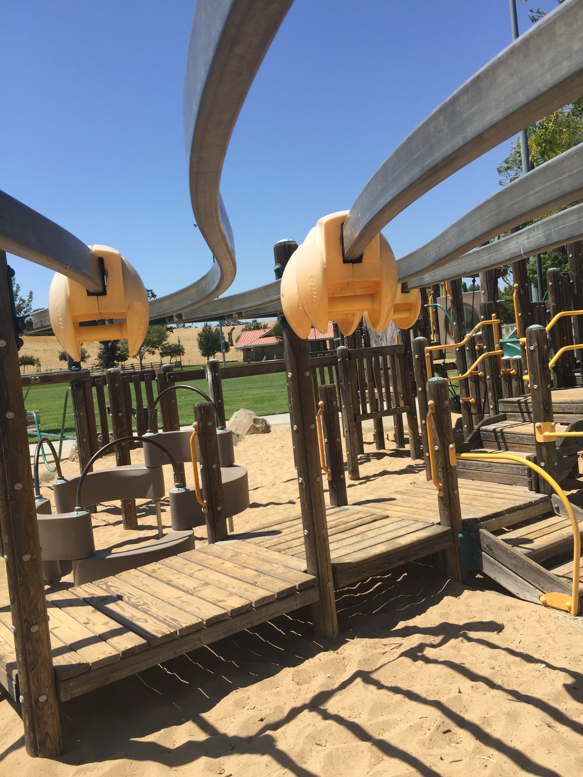 Barney Schwartz Park Paso Robles playground sliders