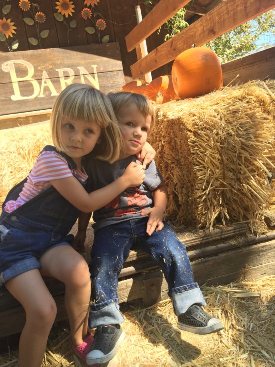 Avila Valley Barn Slo Pumpkin Patch siblings