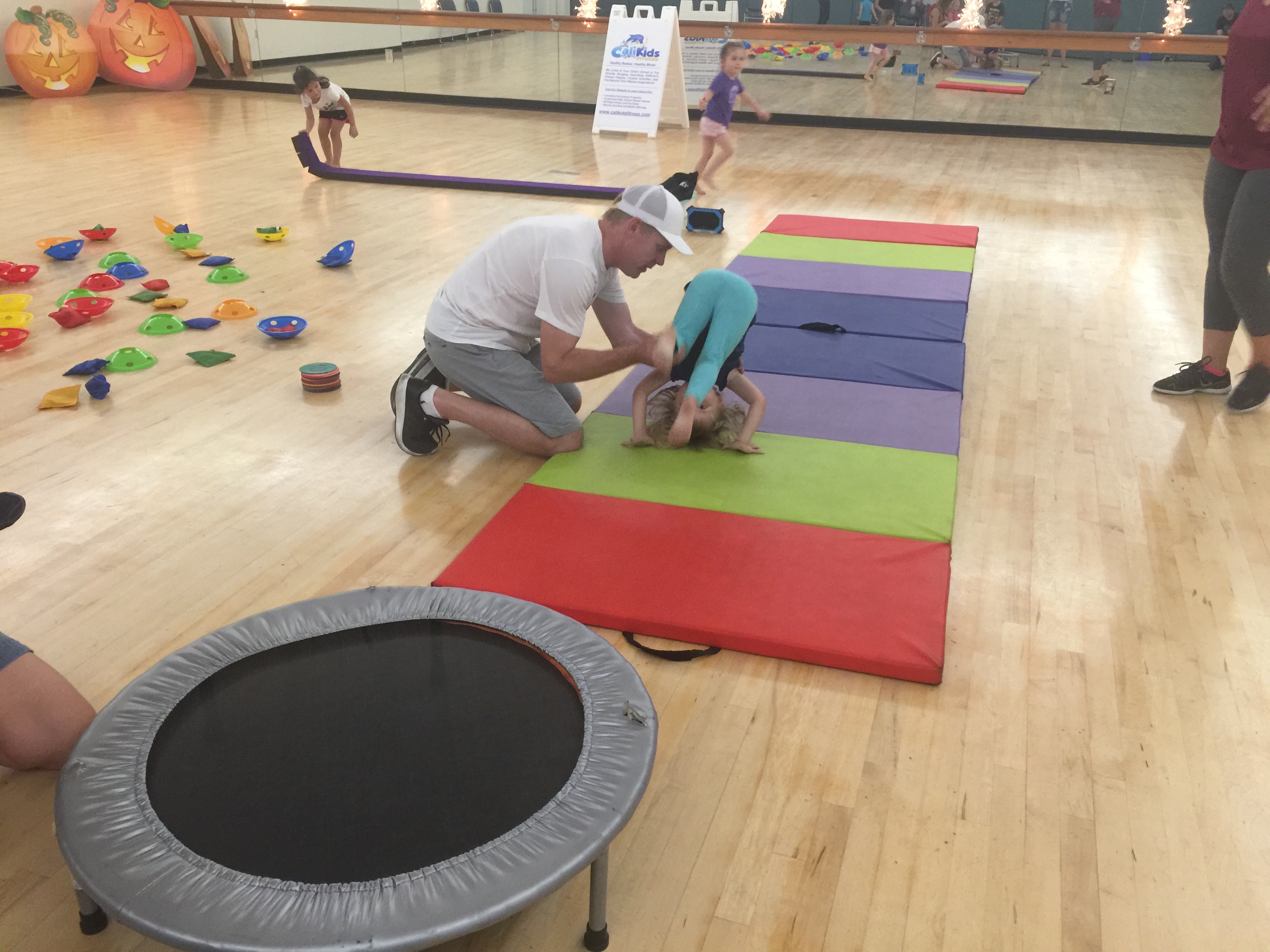 Calikids Fitness class Paso Robles tumbling