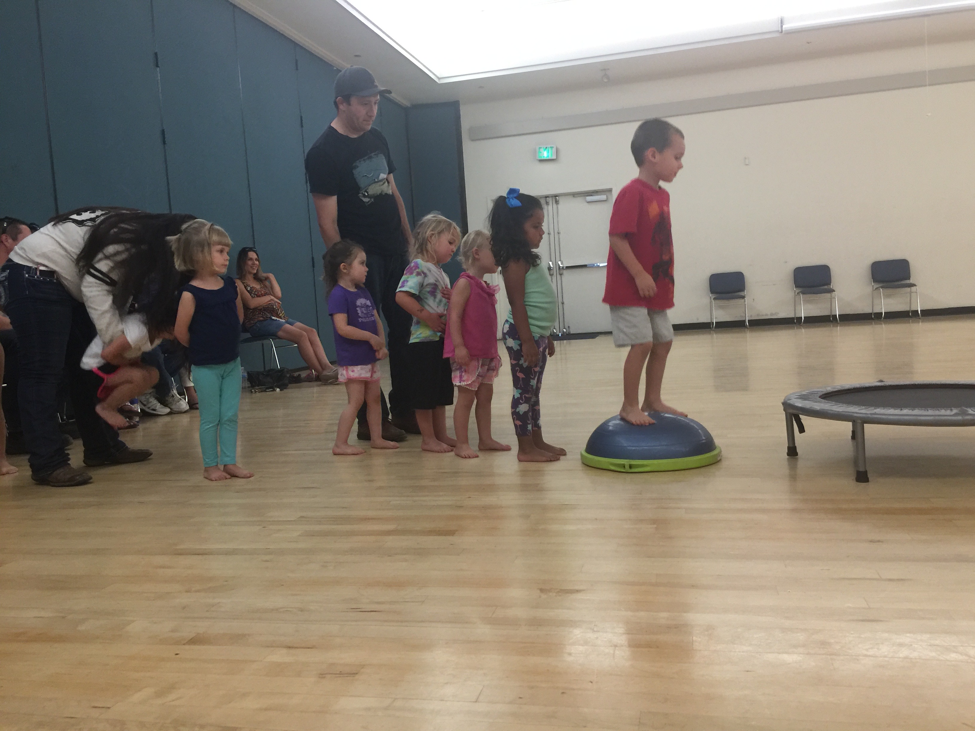 CaliKids Fitness class Paso Robles line