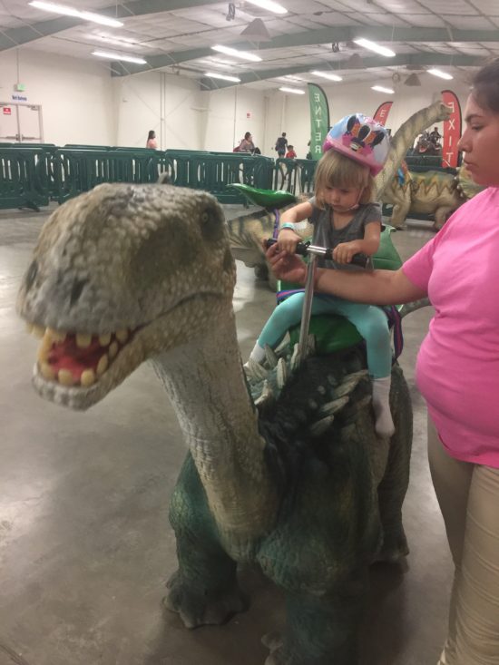 Jurassic Quest Paso Robles dino ride 