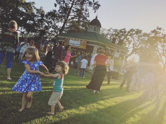 Taking kids to Paso Concerts in the Park