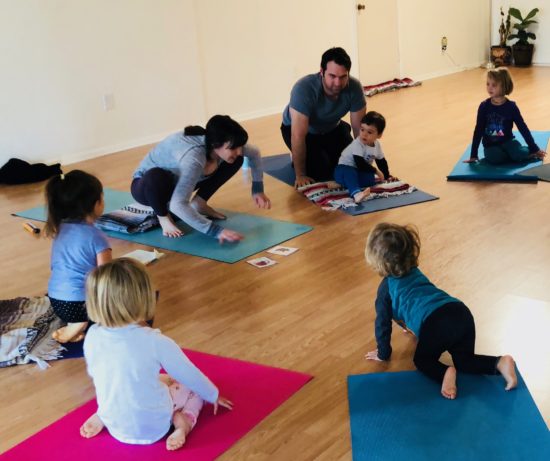 Two in Tow Review of Yaya Yoga ca Paso Robles kids yoga_animals