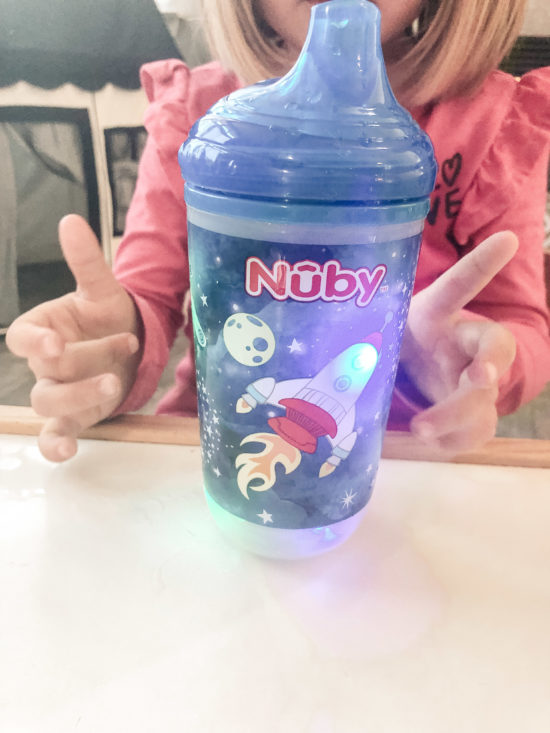 Nuby bottle hot sale to cup