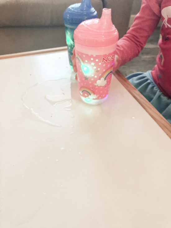 Review of Nuby Flip-It Cups and Silicone Bib · Farmhouse Mama