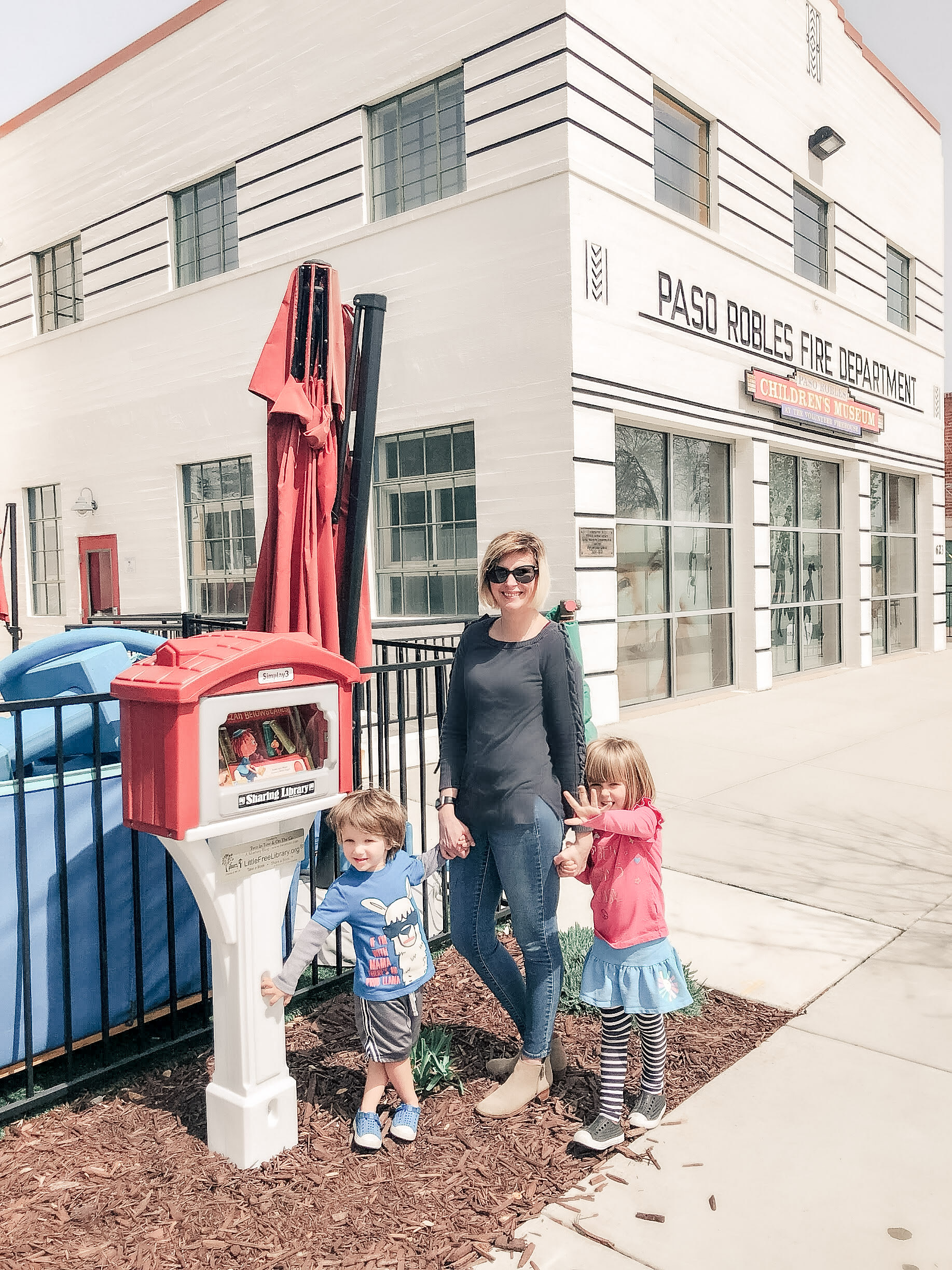 Our Little Free Library at the Paso Robles Children's Museum | Two In ...