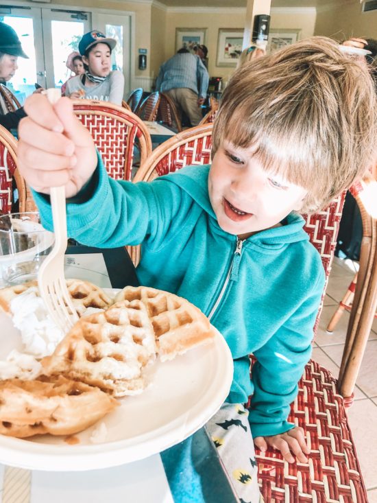 Waffles at Avila Lighthouse Suites