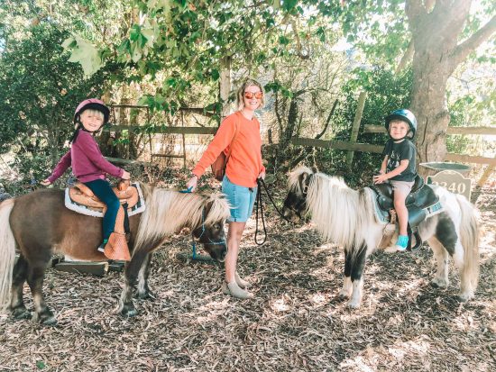 Tiny Trotters in Los Osos horse farm with ponies for kids