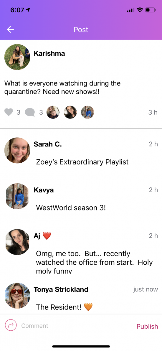 SocialMama App post about new netflix shows