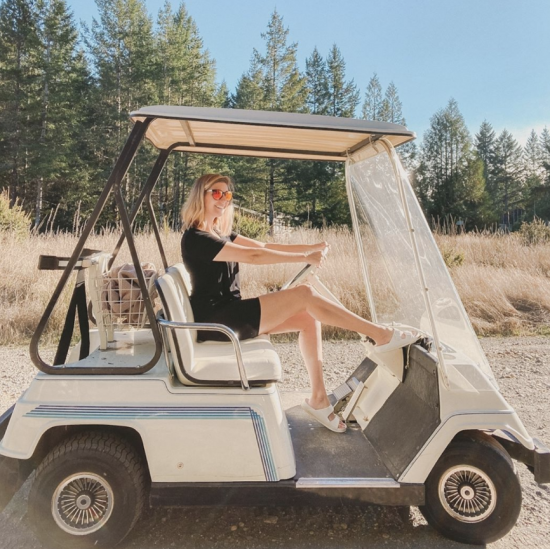 Alderbrook golf cart