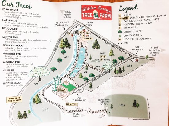 tree farm map