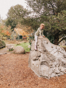 girl on rock