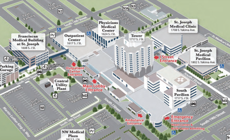 St. Joseph Medical Center, Tacoma's Spaceship Hospital 