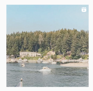 water, trees, boat