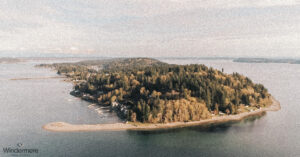 island aerial view