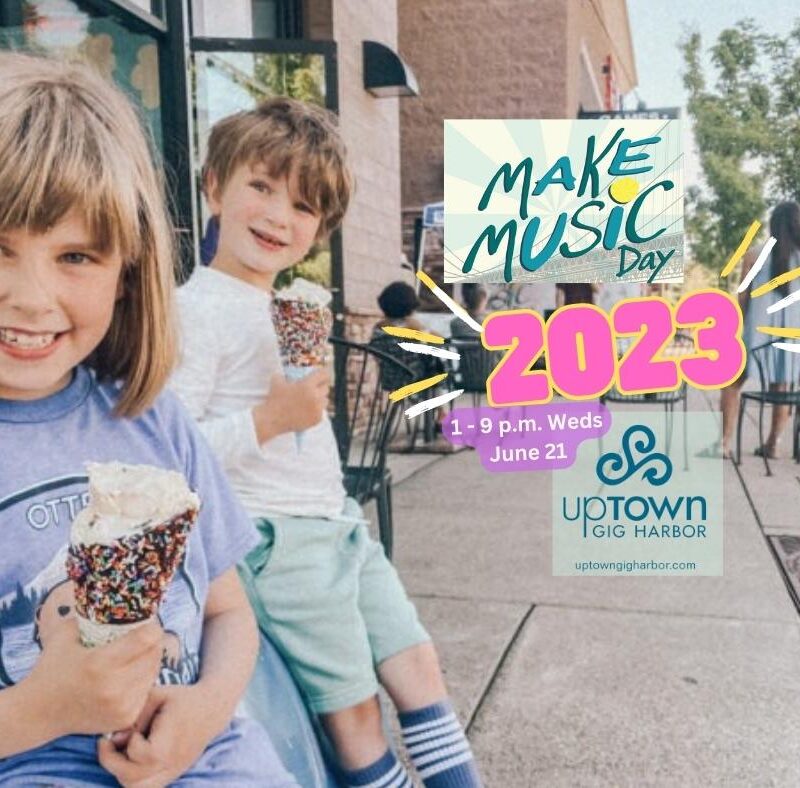 green logo and photo of kids with ice cream